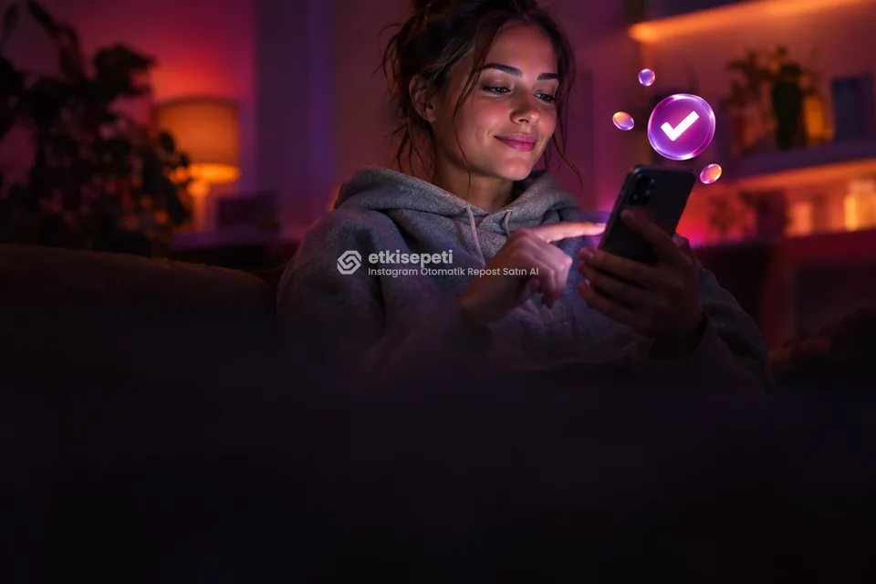 Sipariş adımını tamamlayan bir kullanıcı