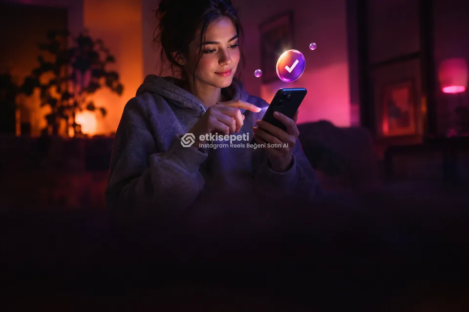 Sipariş adımını tamamlayan bir kullanıcı