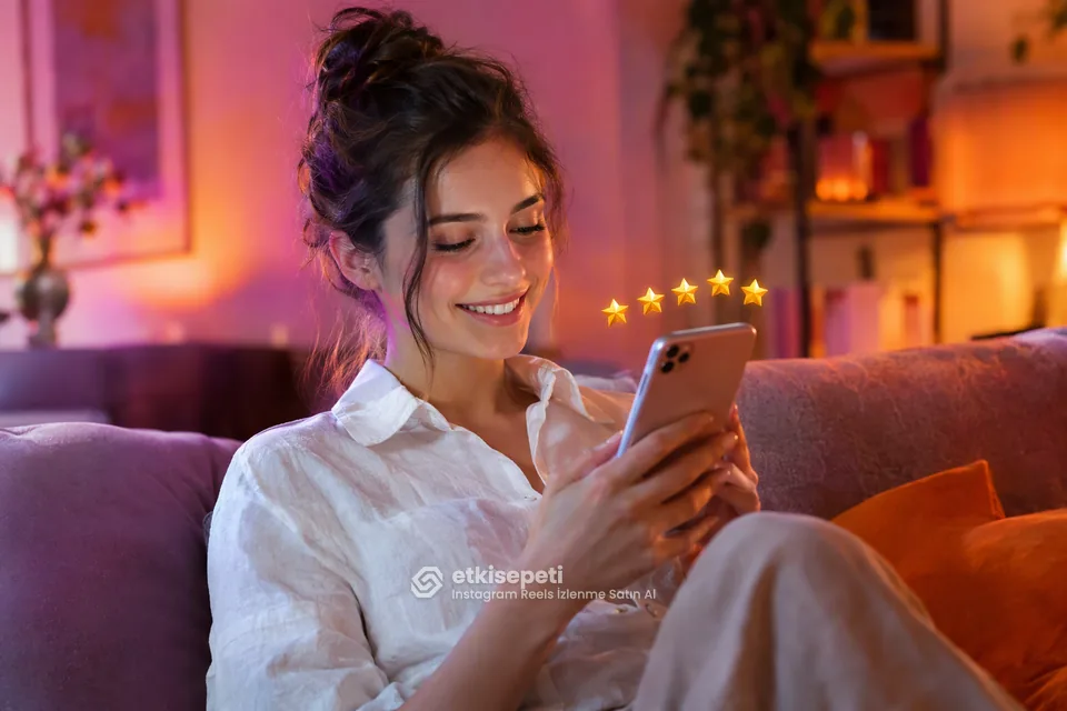 Instagram Reels İzlenme hizmetini değerlendiren memnun bir kullanıcı