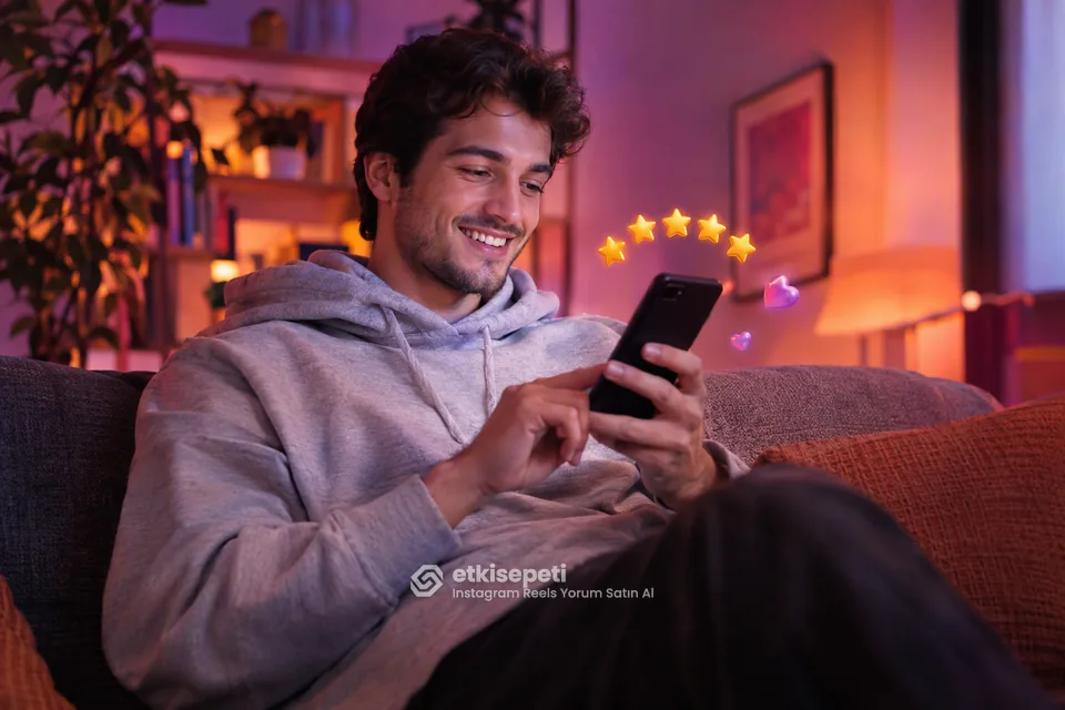 Instagram Reels Yorum hizmetini değerlendiren memnun bir kullanıcı