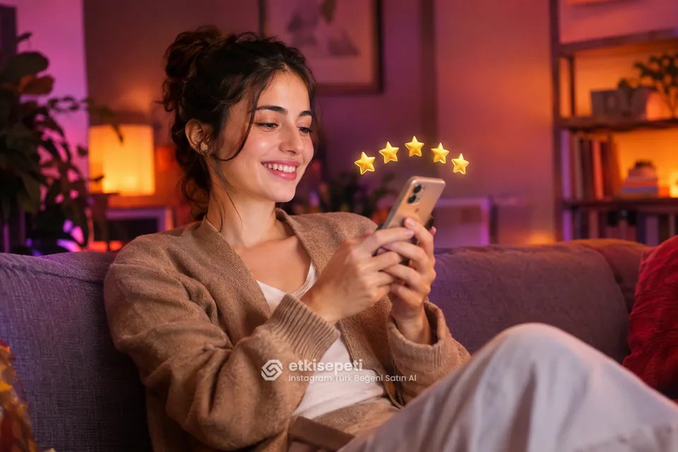 Instagram Türk Beğeni hizmetini değerlendiren memnun bir kullanıcı