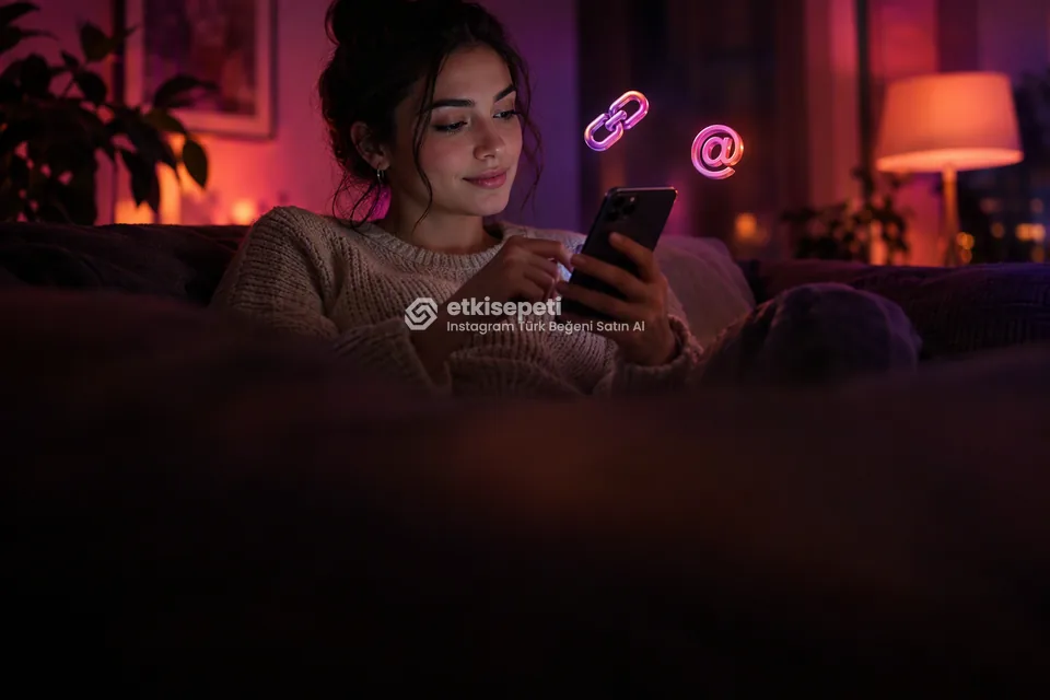 Bağlantısını kopyalayan bir kullanıcı