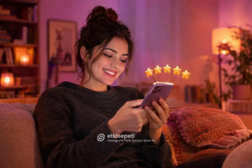 Instagram Türk Takipçi hizmetini değerlendiren memnun bir kullanıcı