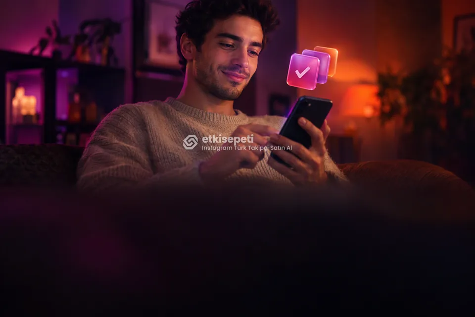 Telefonunda paket ve adet seçen bir kullanıcı