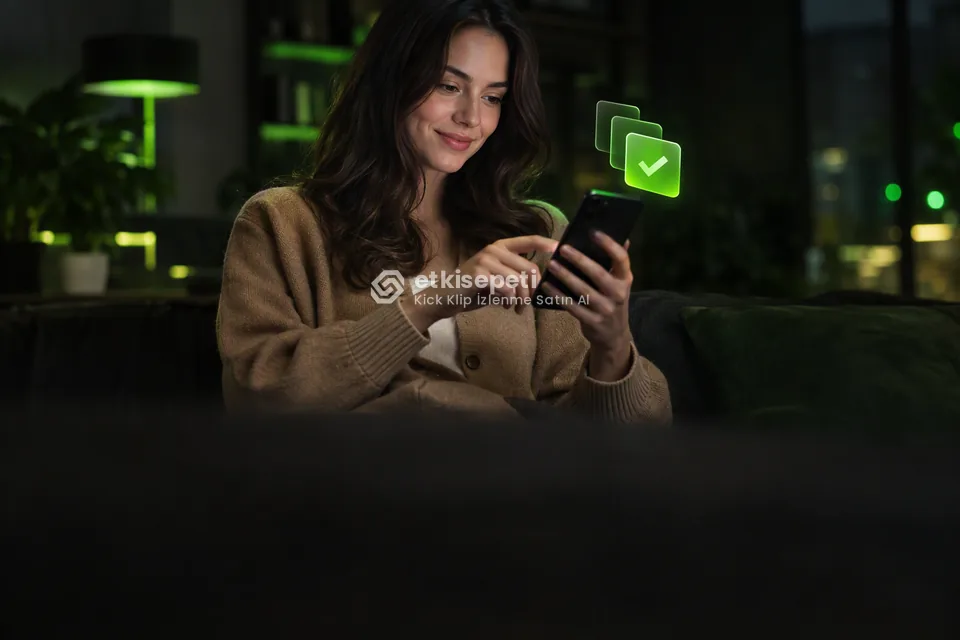 Telefonunda paket ve adet seçen bir kullanıcı