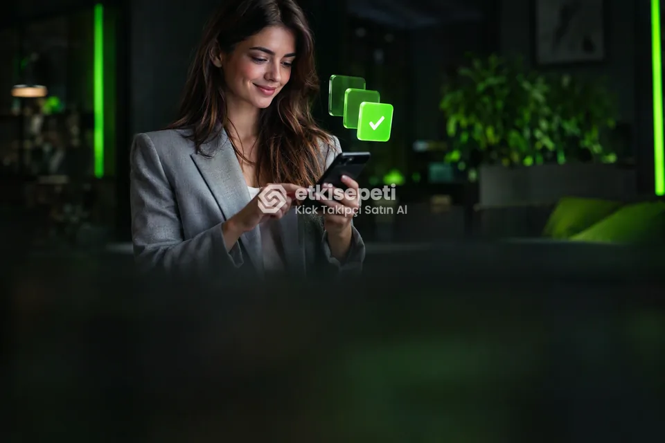 Telefonunda paket ve adet seçen bir kullanıcı