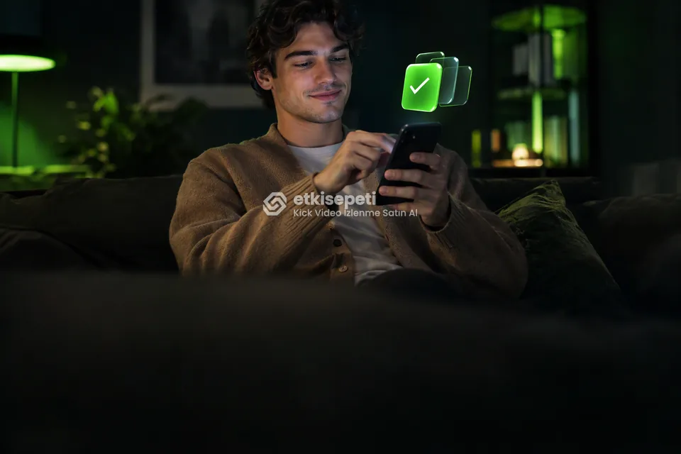 Telefonunda paket ve adet seçen bir kullanıcı