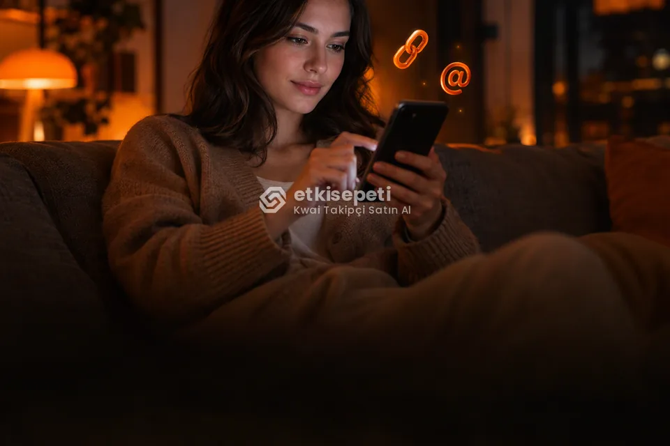 Bağlantısını kopyalayan bir kullanıcı