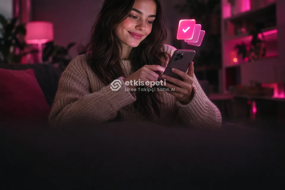Telefonunda paket ve adet seçen bir kullanıcı