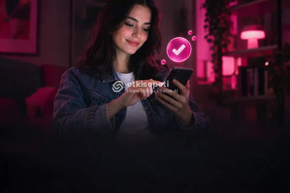 Sipariş adımını tamamlayan bir kullanıcı