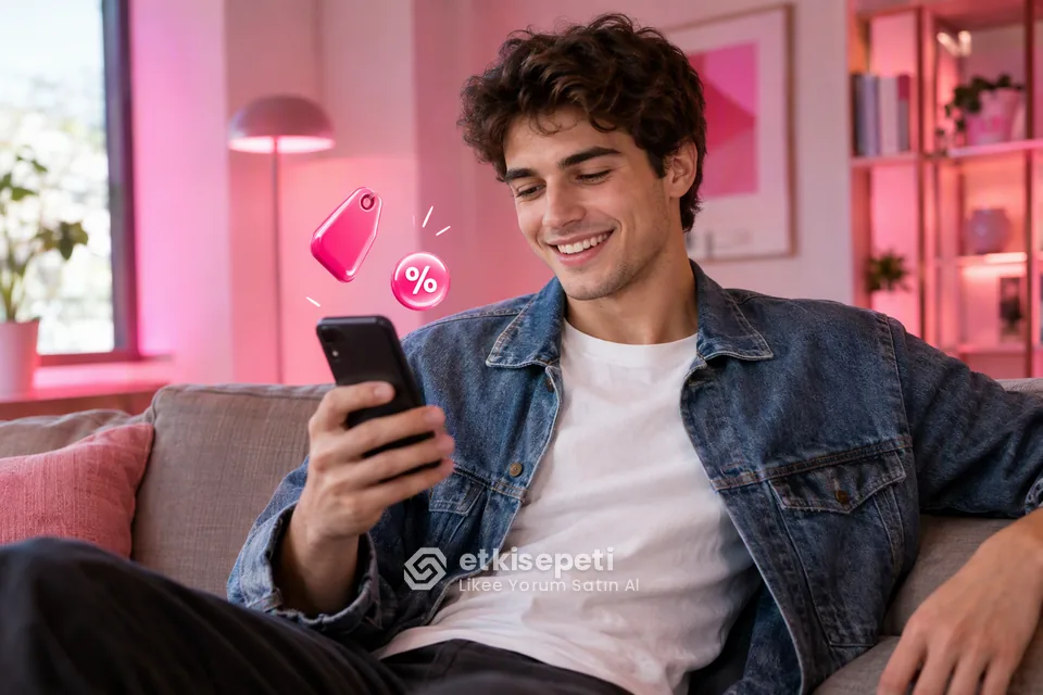 Likee Yorum paket fiyatlarını inceleyen bir kullanıcı