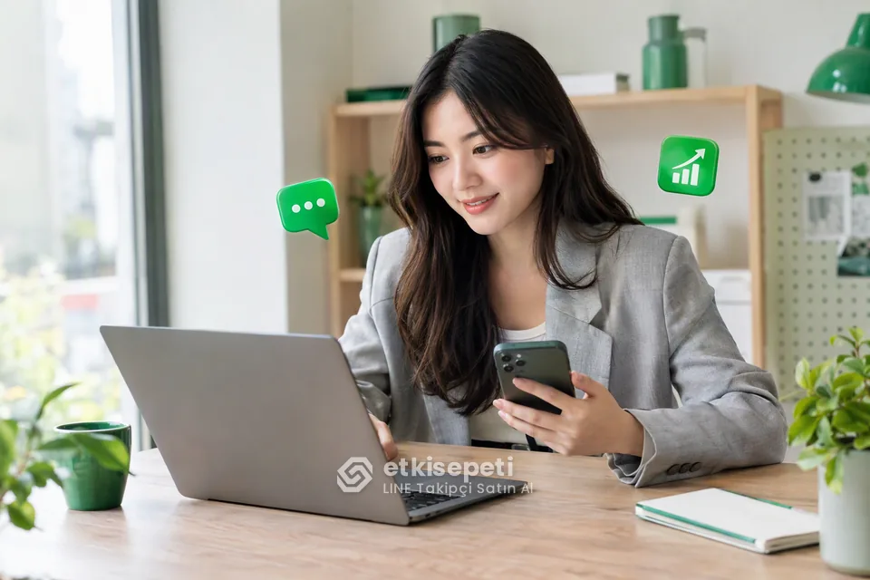 LINE Takipçi sayfasında “Hangi İşletmeler LINE Takipçi Kullanıyor?” konusunu anlatan görsel