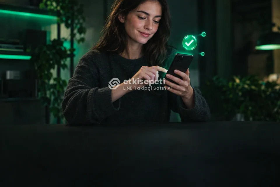 Sipariş adımını tamamlayan bir kullanıcı