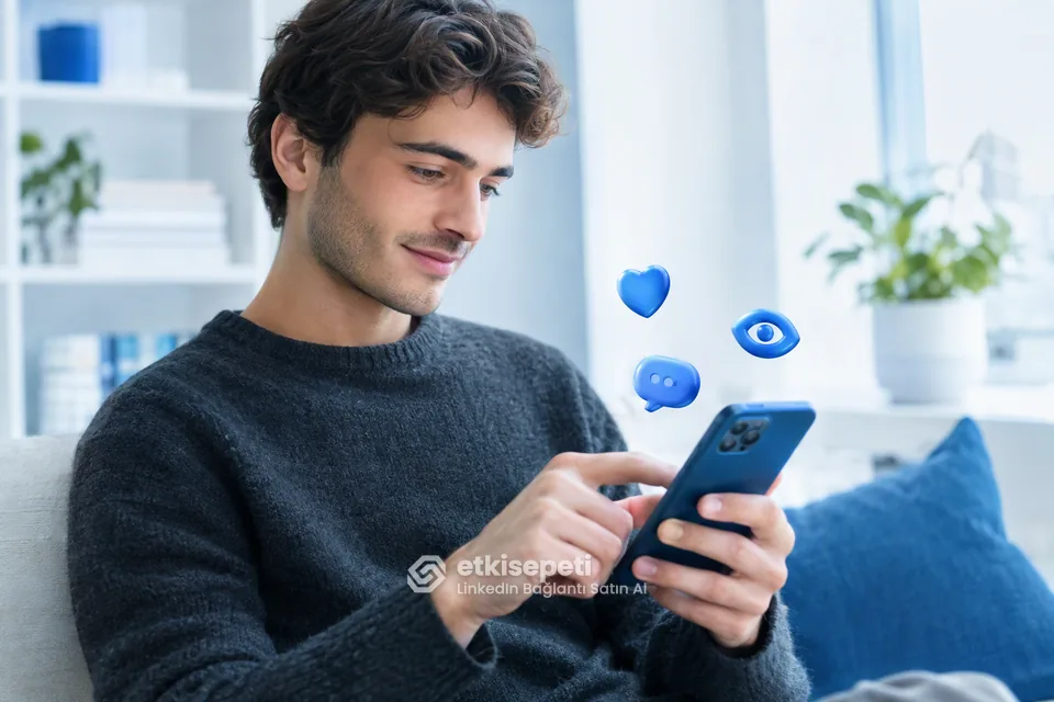 Diğer LinkedIn hizmetlerine göz atan bir kullanıcı
