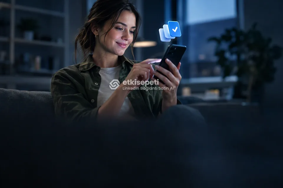 Telefonunda paket ve adet seçen bir kullanıcı