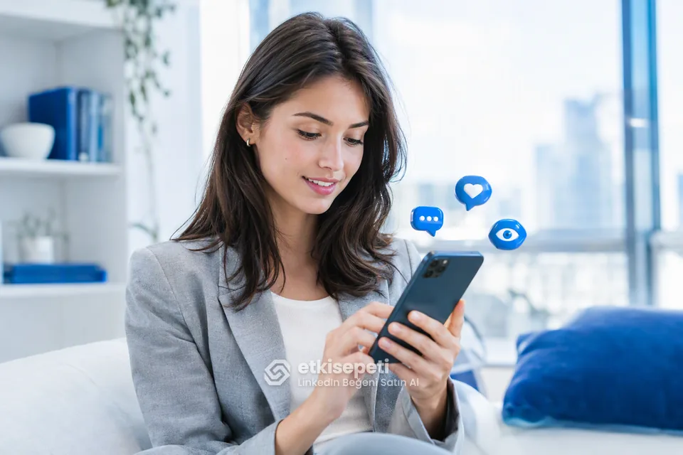 Diğer LinkedIn hizmetlerine göz atan bir kullanıcı