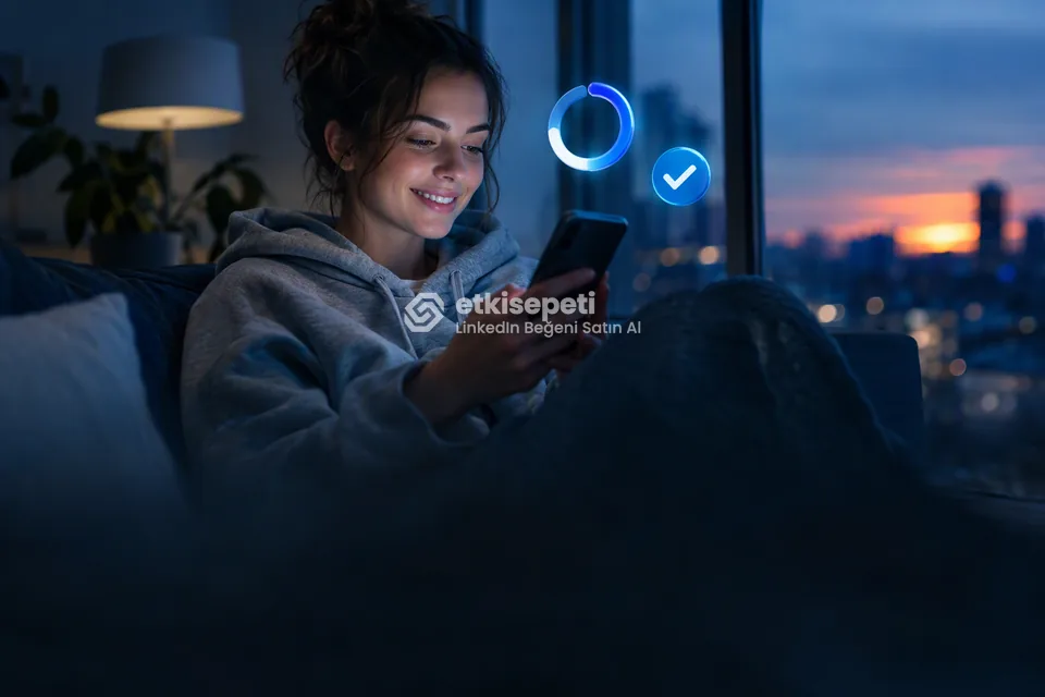 Siparişinin ilerleyişini takip eden bir kullanıcı
