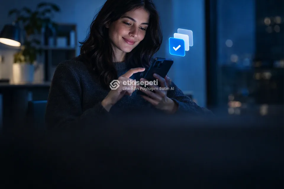 Telefonunda paket ve adet seçen bir kullanıcı