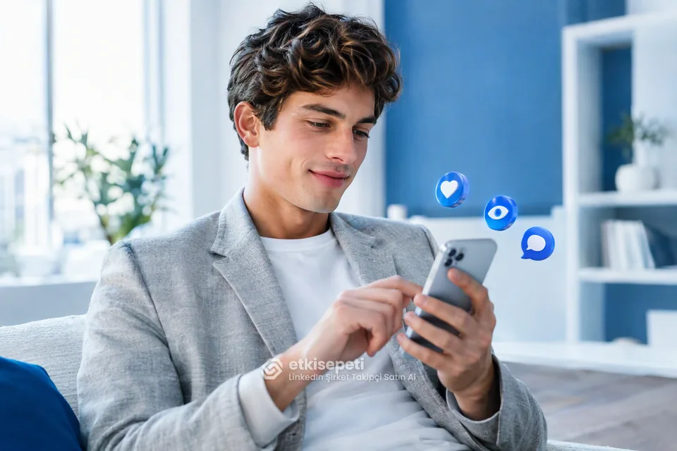 Diğer LinkedIn hizmetlerine göz atan bir kullanıcı