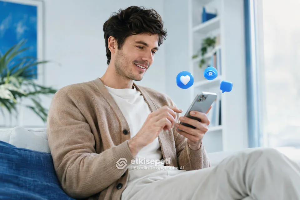 Diğer LinkedIn hizmetlerine göz atan bir kullanıcı