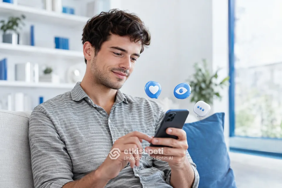 Diğer LinkedIn hizmetlerine göz atan bir kullanıcı