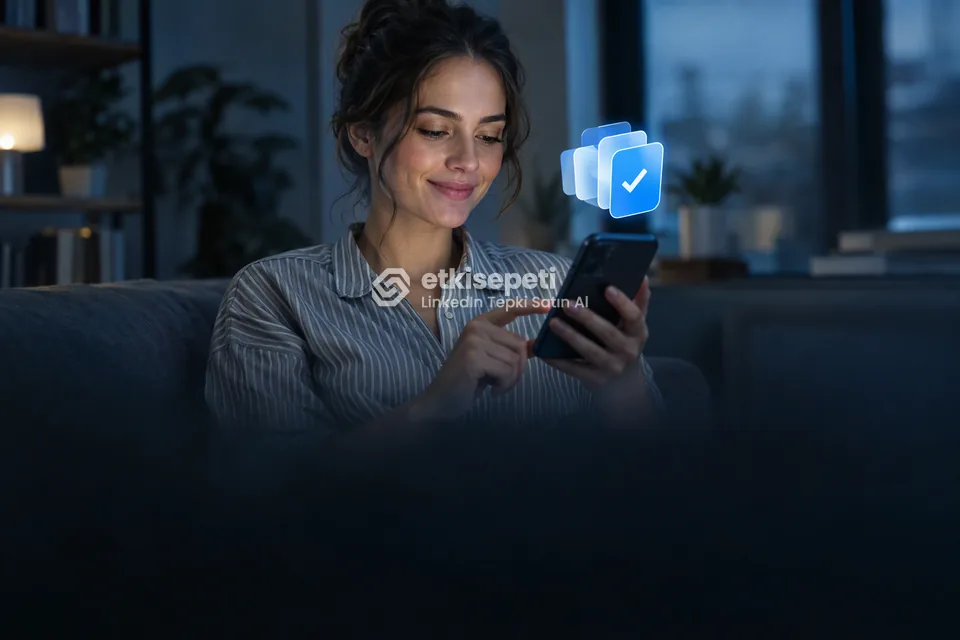 Telefonunda paket ve adet seçen bir kullanıcı