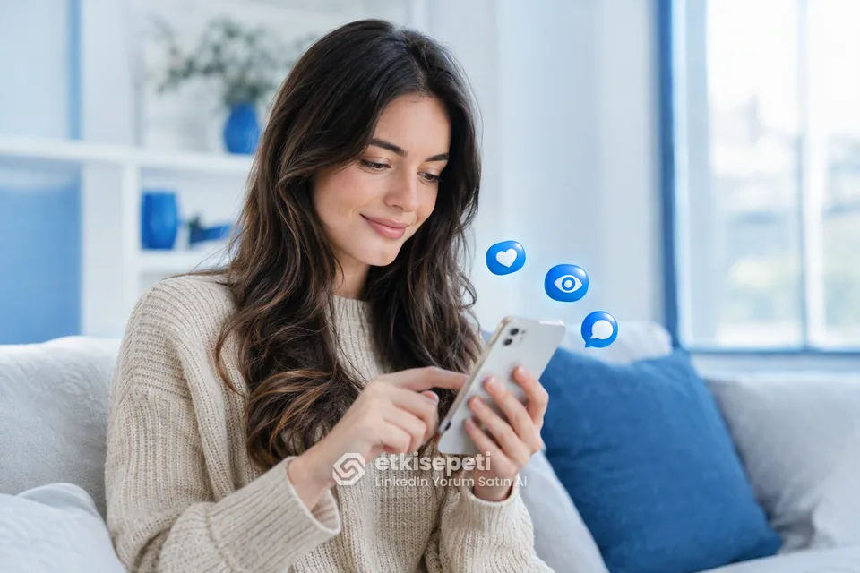 Diğer LinkedIn hizmetlerine göz atan bir kullanıcı