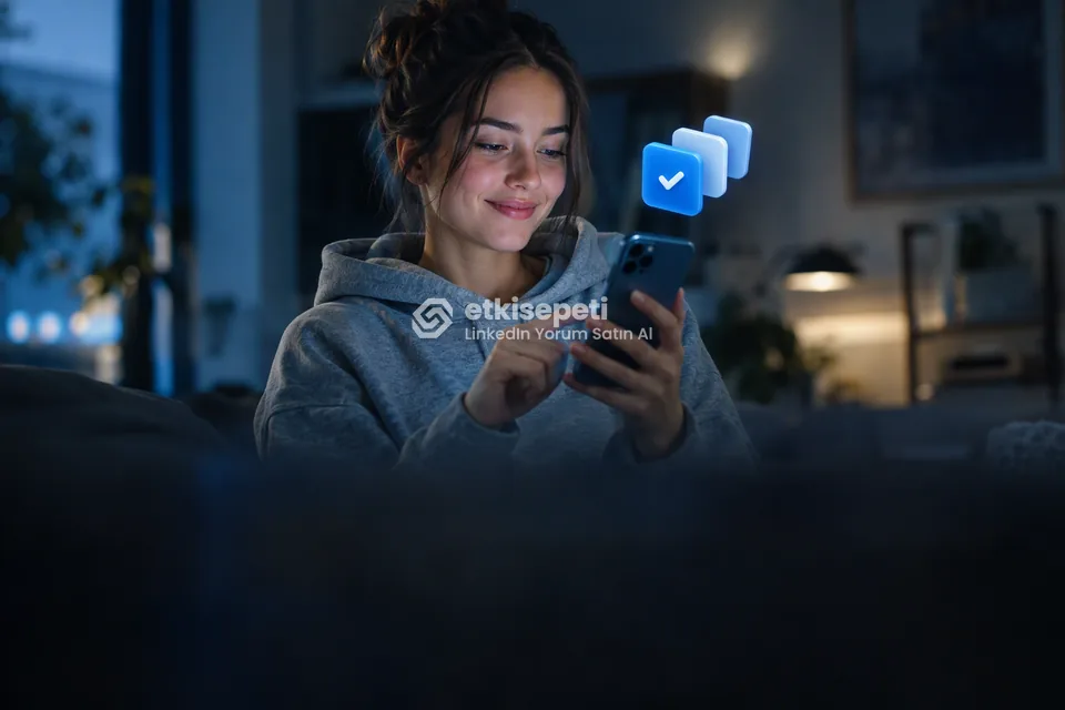 Telefonunda paket ve adet seçen bir kullanıcı