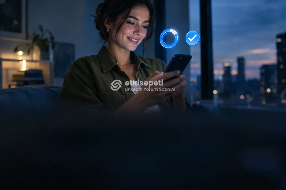 Siparişinin ilerleyişini takip eden bir kullanıcı