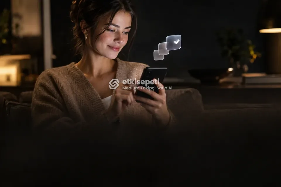 Telefonunda paket ve adet seçen bir kullanıcı
