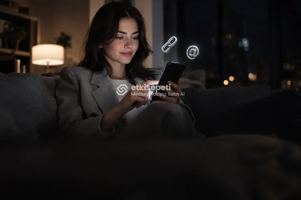 Bağlantısını kopyalayan bir kullanıcı