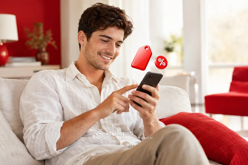 Pinterest Pano Takipçi paket fiyatlarını inceleyen bir kullanıcı