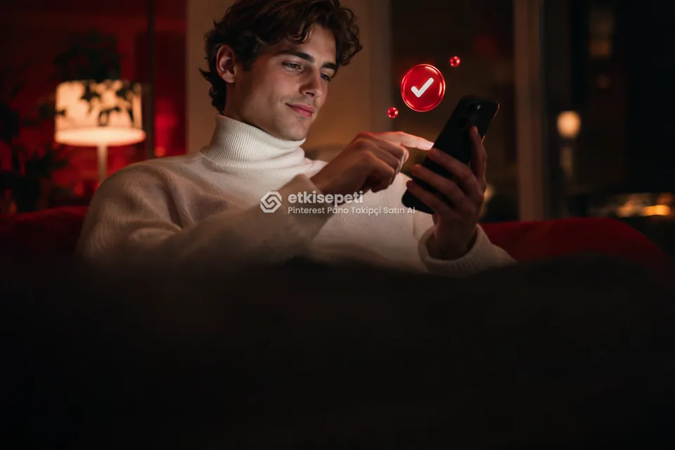 Sipariş adımını tamamlayan bir kullanıcı