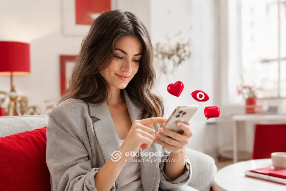 Diğer Pinterest hizmetlerine göz atan bir kullanıcı