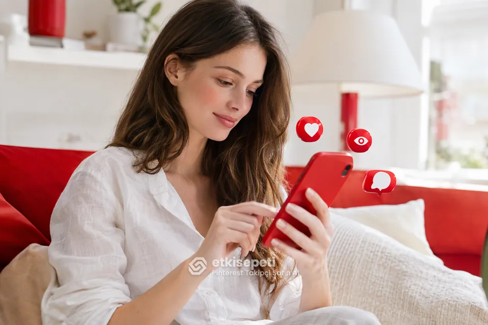 Diğer Pinterest hizmetlerine göz atan bir kullanıcı