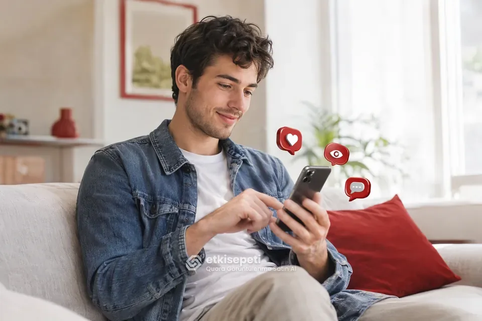Diğer Quora hizmetlerine göz atan bir kullanıcı