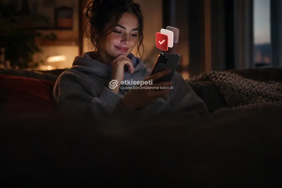 Telefonunda paket ve adet seçen bir kullanıcı