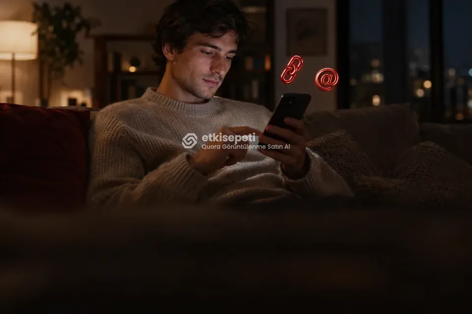 Bağlantısını kopyalayan bir kullanıcı
