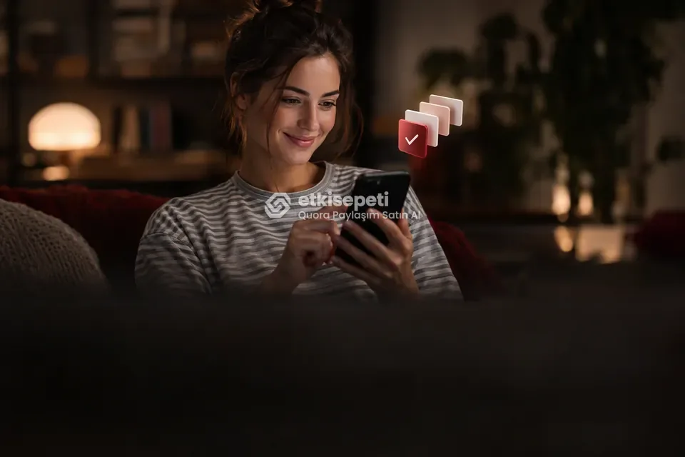 Telefonunda paket ve adet seçen bir kullanıcı