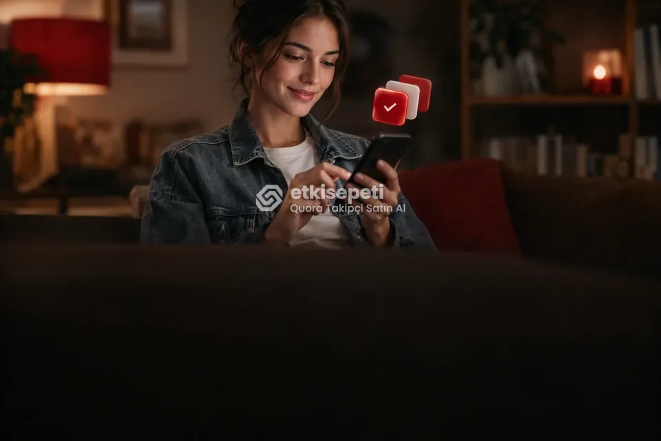 Telefonunda paket ve adet seçen bir kullanıcı
