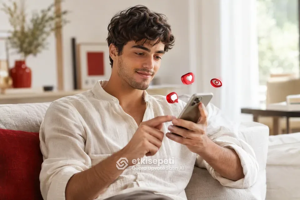 Diğer Quora hizmetlerine göz atan bir kullanıcı