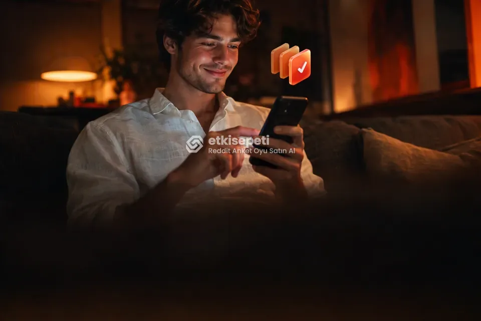 Telefonunda paket ve adet seçen bir kullanıcı