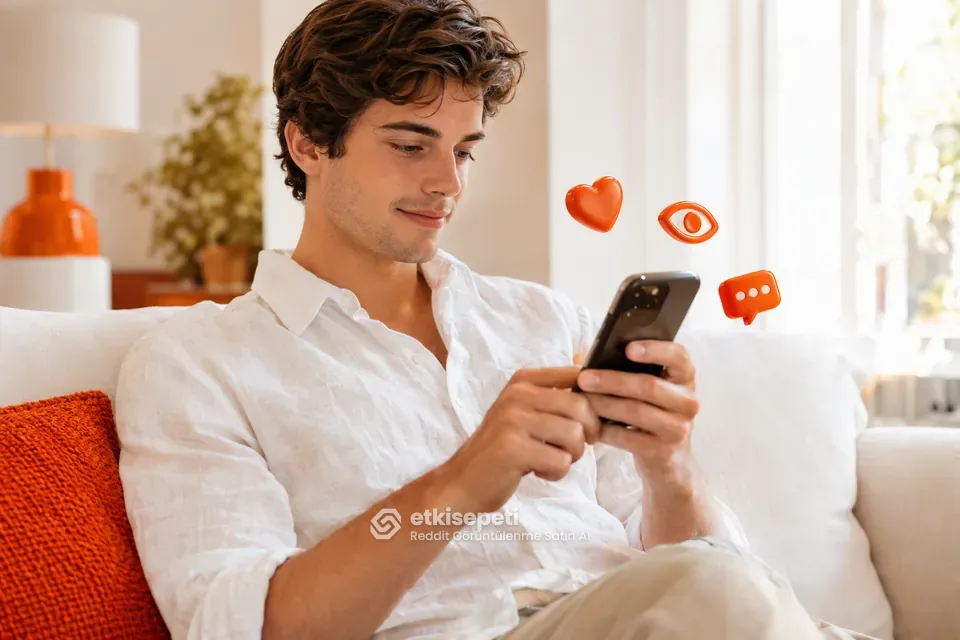 Diğer Reddit hizmetlerine göz atan bir kullanıcı