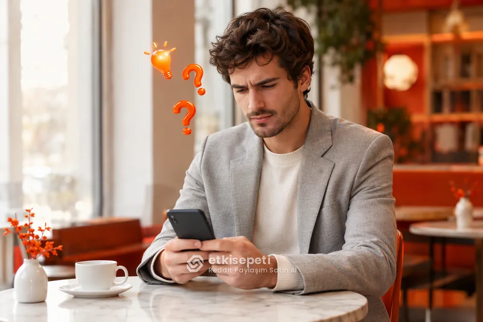 Reddit Paylaşım satın almadan önce sorularını düşünen bir kullanıcı