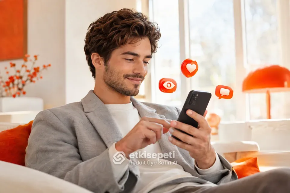 Diğer Reddit hizmetlerine göz atan bir kullanıcı