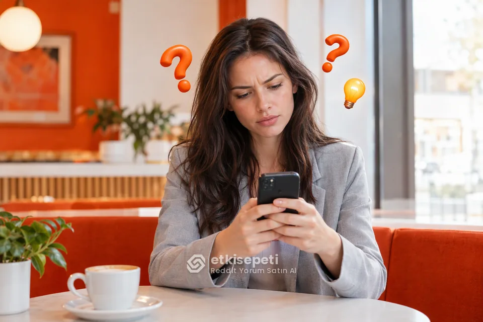 Reddit Yorum satın almadan önce sorularını düşünen bir kullanıcı