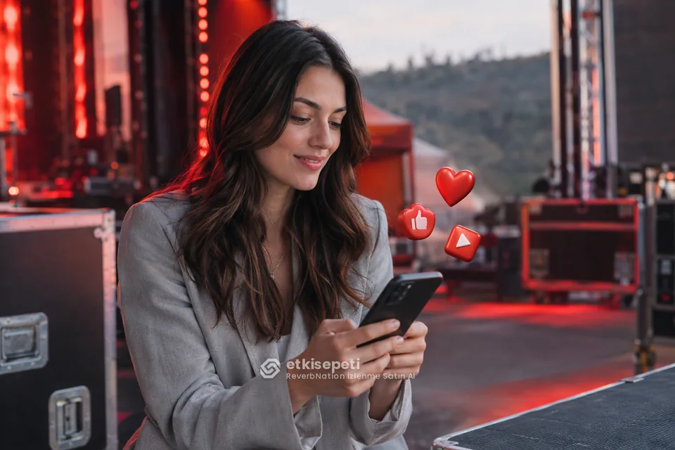 ReverbNation İzlenme sayfasında “Gömülü Videolar: Sayaç Nerede Görünüyor?” konusunu anlatan görsel