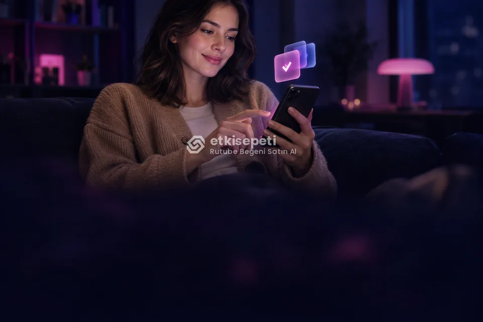 Telefonunda paket ve adet seçen bir kullanıcı