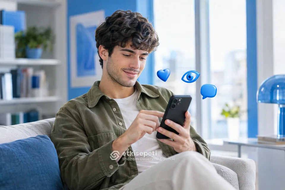 Diğer Shazam hizmetlerine göz atan bir kullanıcı