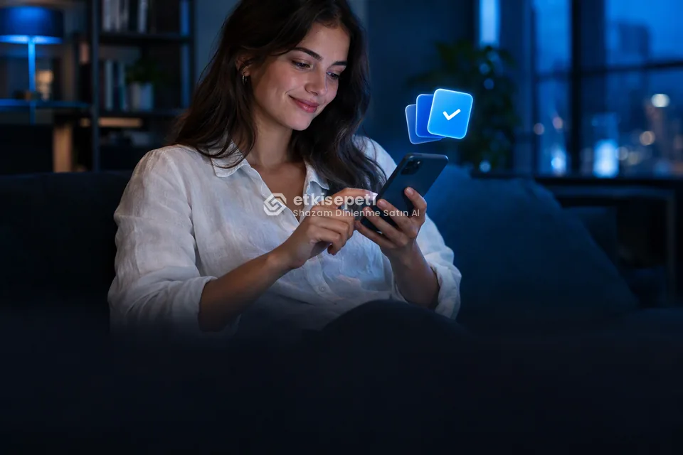 Telefonunda paket ve adet seçen bir kullanıcı